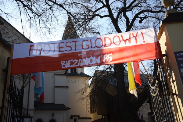 prostest w Bieżanowie